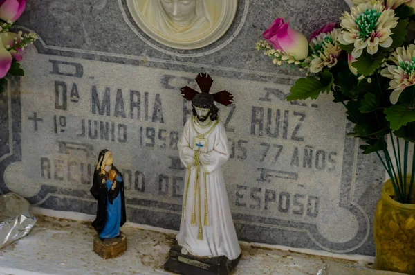 Comares Espanha Junho 2018 Característica Local Sepultamento Espanhol Nas Paredes — Fotografia de Stock