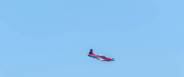 Torre Del Mar España Julio 2018 Aviones Sobrevolando Playa Una — Foto de Stock