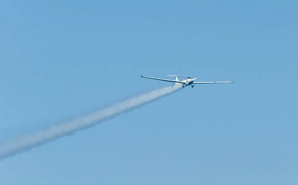 Torre Del Mar Spanien Juli 2018 Flugzeuge Fliegen Über Den — Stockfoto