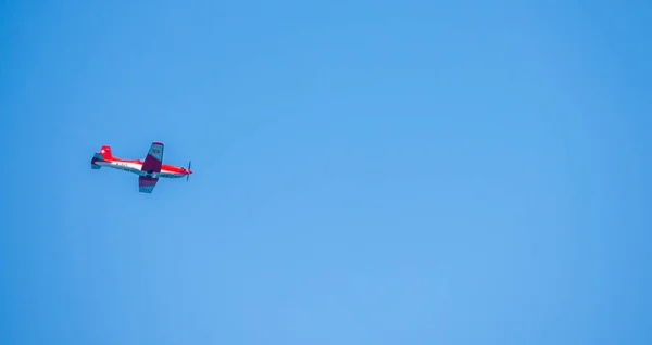 Torre Del Mar Espanha Julho 2018 Aviões Voando Sobre Praia — Fotografia de Stock