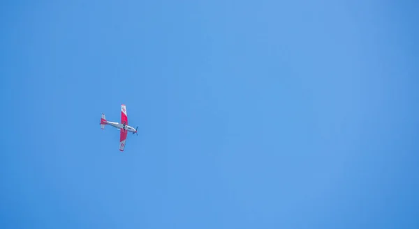 Torre Del Mar Spain July 2018 Planes Flying Beach Seaside — Stock Photo, Image