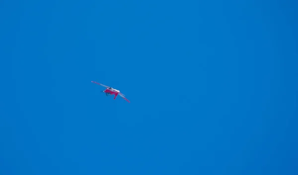 Torre Del Mar España Julio 2018 Aviones Sobrevolando Playa Una — Foto de Stock