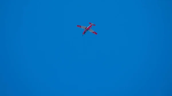 Torre Del Mar Espanha Julho 2018 Aviões Voando Sobre Praia — Fotografia de Stock