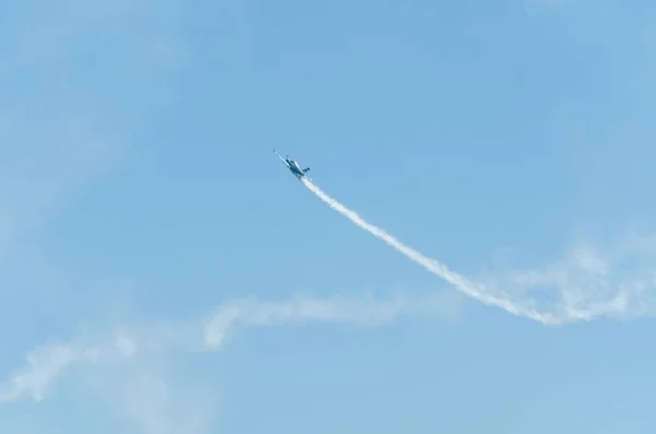 Torre Del Mar Spanien Juli 2018 Flugzeuge Fliegen Über Den — Stockfoto