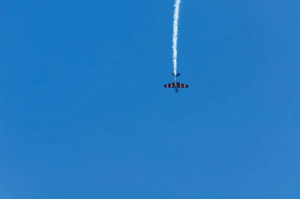 Torre Del Mar Spanien Juli 2018 Flugzeuge Fliegen Über Den — Stockfoto