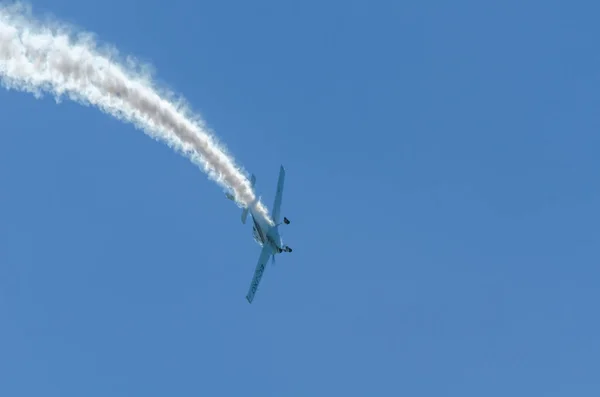 Torre Del Mar Spanien Juli 2018 Flugzeuge Fliegen Über Den — Stockfoto