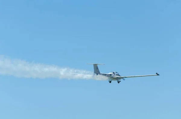 Torre Del Mar Spania Iulie 2018 Avioane Care Zboară Deasupra — Fotografie, imagine de stoc