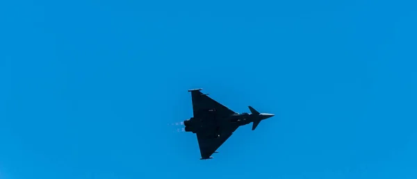 Torre Del Mar Spain July 2018 Planes Flying Beach Seaside — Stock Photo, Image