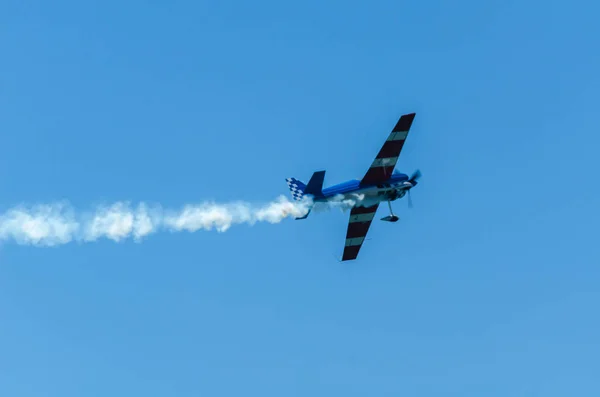 Torre Del Mar Spanien Juli 2018 Flugzeuge Fliegen Über Den — Stockfoto