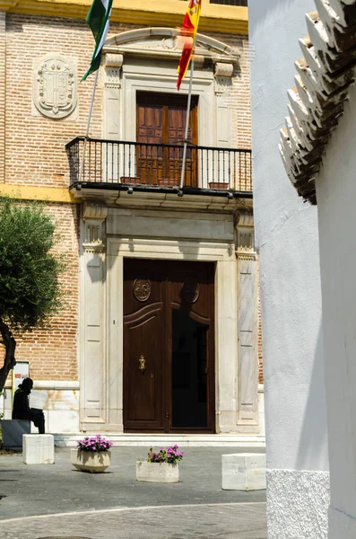 Velez Malaga Spain August 2018 Empty Streets Siesta Spanish City — Stock Photo, Image