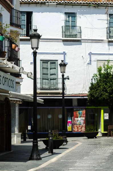 Velez Malaga Spain August 2018 Empty Streets Siesta Spanish City — Stock Photo, Image