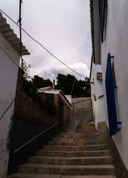 Velez Malaga España Agosto 2018 Calles Vacías Durante Una Siesta — Foto de Stock