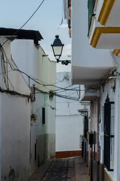 Velez Malaga Spanien Tomma Augusti 2018 Gator Siesta Spansk Stad — Stockfoto