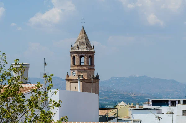 Велез Малага Испания Августа 2018 Года Крыши Фасады Зданий Испанском — стоковое фото