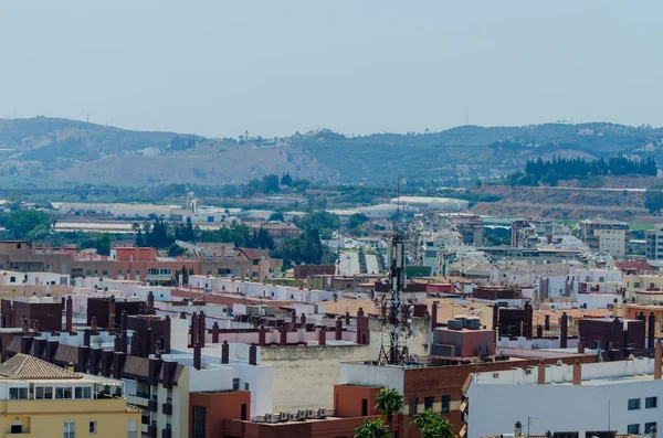 Velez Malaga Spain August 2018 Roofs Facades Buildings Spanish City — Stock Photo, Image