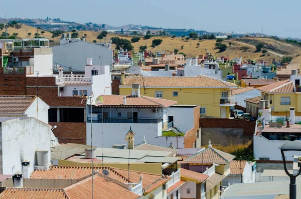 Velez Malaga Spagna Agosto 2018 Tetti Facciate Edifici Una Città — Foto Stock