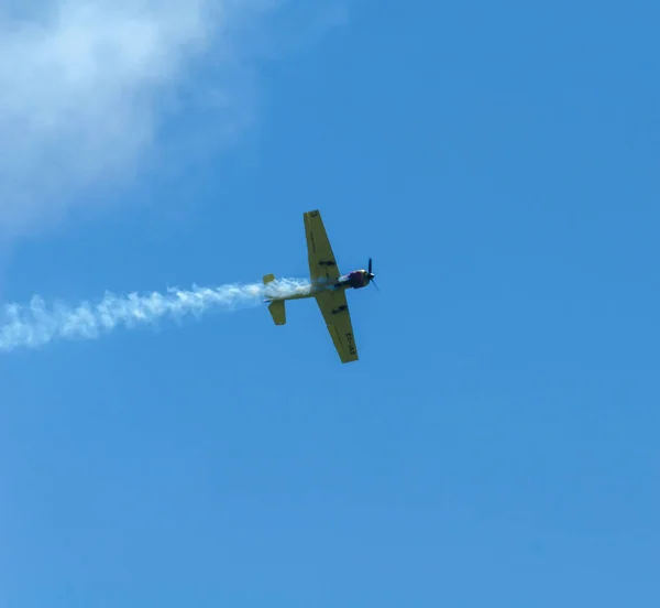 Torre Del Mar Spanien Juli 2018 Flugzeuge Fliegen Über Den — Stockfoto