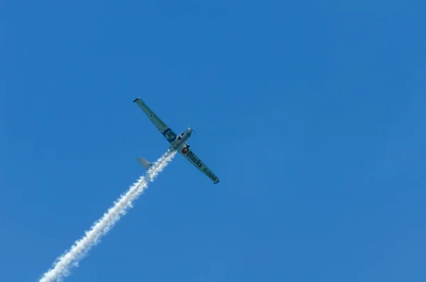 Torre Del Mar Spanien Juli 2018 Flugzeuge Fliegen Über Den — Stockfoto