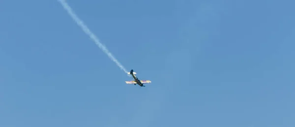 Torre Del Mar Spanien Juli 2018 Flugzeuge Fliegen Über Den — Stockfoto