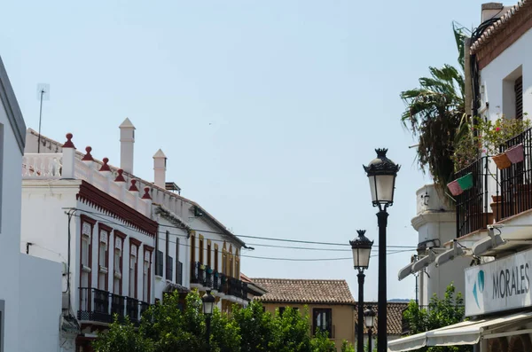 Velez Malaga Espagne Août 2018 Rues Vides Lors Une Sieste — Photo