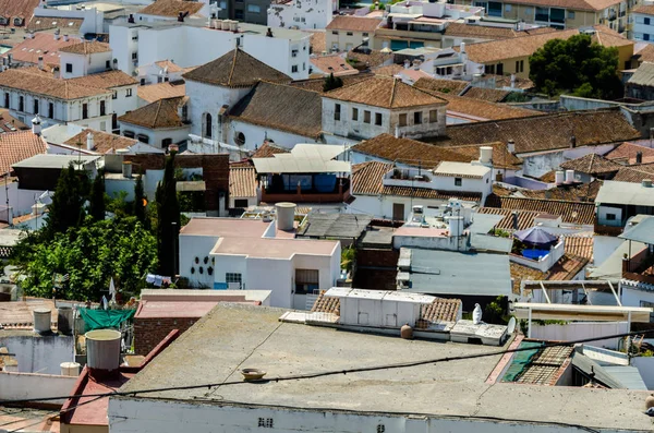 Velez Malaga España Agosto 2018 Techos Fachadas Edificios Una Ciudad —  Fotos de Stock