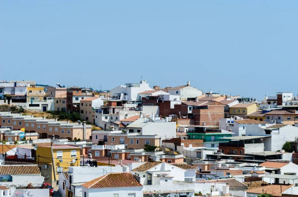 Velez Malaga España Agosto 2018 Techos Fachadas Edificios Una Ciudad — Foto de Stock