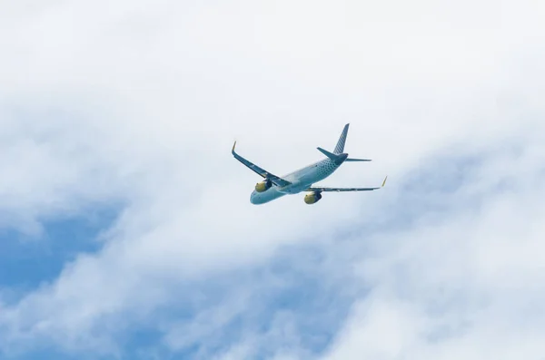 Malaga España Mayo 2018 Avión Pasajeros Levanta Desde Aeropuerto Málaga — Foto de Stock