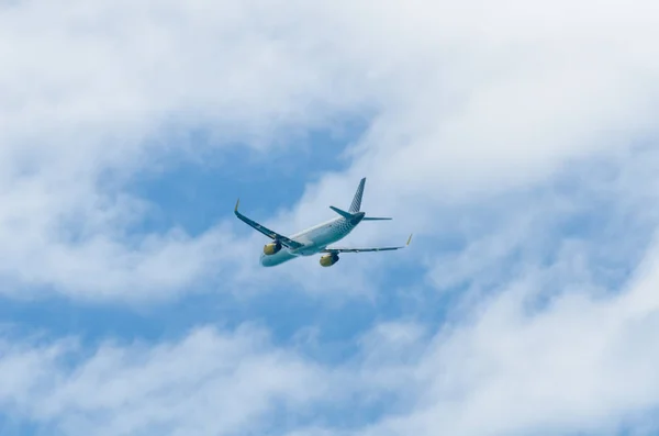 Malaga España Mayo 2018 Avión Pasajeros Levanta Desde Aeropuerto Málaga — Foto de Stock