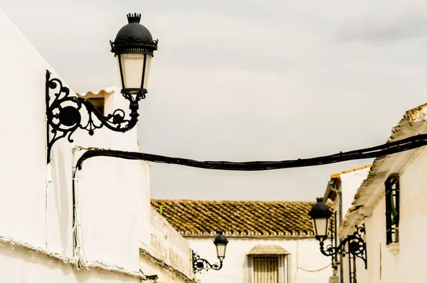 Baena Espanha Setembro 2018 Ruas Espanholas Vazias Uma Pequena Cidade — Fotografia de Stock