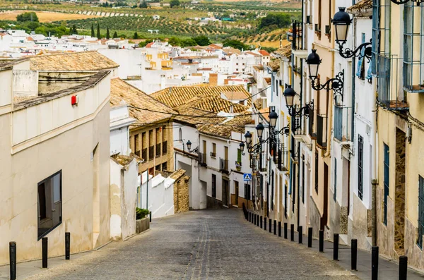 Baena Spagna Settembre 2018 Strade Spagnole Vuote Una Piccola Città — Foto Stock