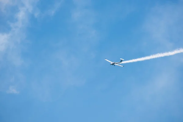 Torre Del Mar Spanien Juli 2018 Flugzeuge Fliegen Über Den — Stockfoto