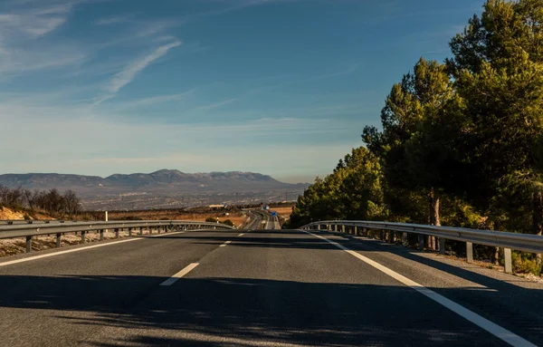 Granada Hiszpania Grudzień Drogą Ekspresową 2018 Granady Hiszpanii Infrastruktura Drogowa — Zdjęcie stockowe