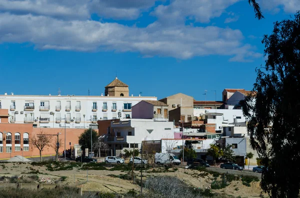 Vera Spanien Januari 2019 Panorama Gammal Spansk Stad Bredvid Almeria — Stockfoto