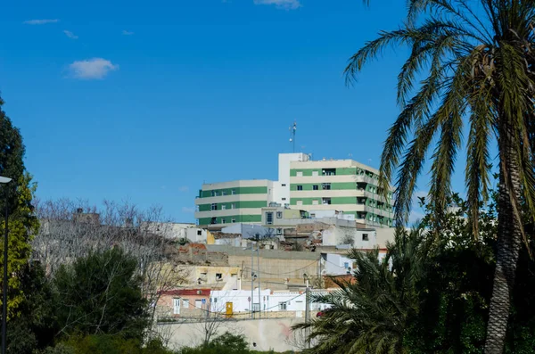 Vera Spania Ianuarie 2019 Panoramă Unui Vechi Oraș Spaniol Lângă — Fotografie, imagine de stoc