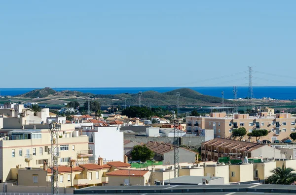 Vera Spanien Januari 2019 Panorama Gammal Spansk Stad Bredvid Almeria — Stockfoto