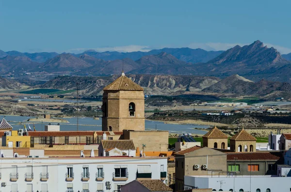Віра Іспанія Січня 2019 Панорама Старого Іспанське Місто Біля Альмерія — стокове фото