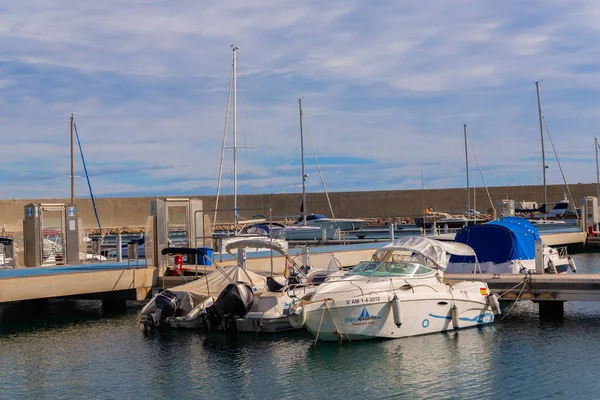 Garrucha Espagne Janvier 2019 Une Belle Marina Avec Des Yachts — Photo