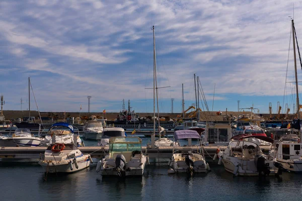 Garrucha Espagne Janvier 2019 Une Belle Marina Avec Des Yachts — Photo