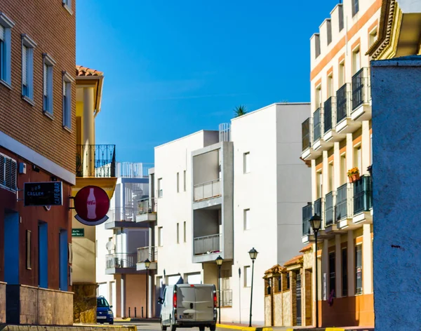 Antas Španělsko Ledna 2019 Prázdných Španělských Ulic Malém Městečku Vedle — Stock fotografie