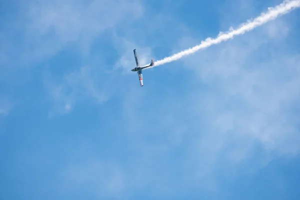 Torre Del Mar Spanien Juli 2018 Flugzeuge Fliegen Über Den — Stockfoto