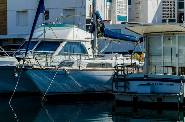 Cabo Palos Spanya Şubat 2019 Güzel Marina Lüks Yatların Cartagena — Stok fotoğraf