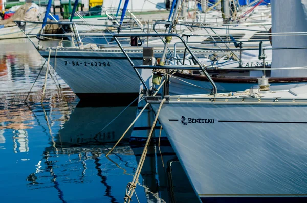 Cabo Palos Spanje Februari 2019 Prachtige Jachthaven Met Luxe Jachten — Stockfoto