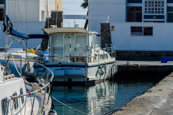 Cabo Palos Spanje Februari 2019 Prachtige Jachthaven Met Luxe Jachten — Stockfoto