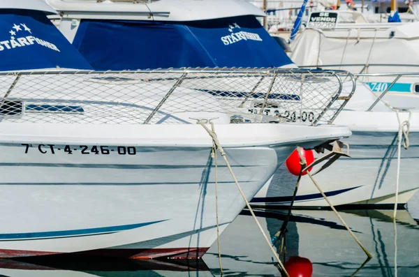 Cabo Palos Spanya Şubat 2019 Güzel Marina Lüks Yatların Cartagena — Stok fotoğraf