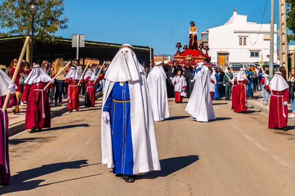 Velez Malaga Espagne Mars 2018 Les Personnes Participant Procession Semaine — Photo