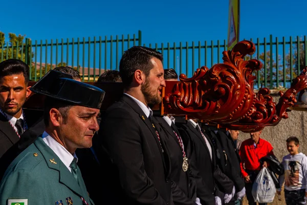 Velez Malaga Spagna Marzo 2018 Persone Che Partecipano Alla Processione — Foto Stock