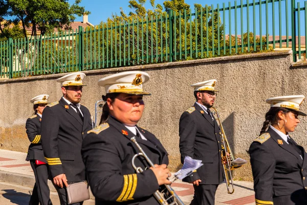 Velez Malaga Spanien März 2018 Teilnehmende Personen Der Prozession Der — Stockfoto