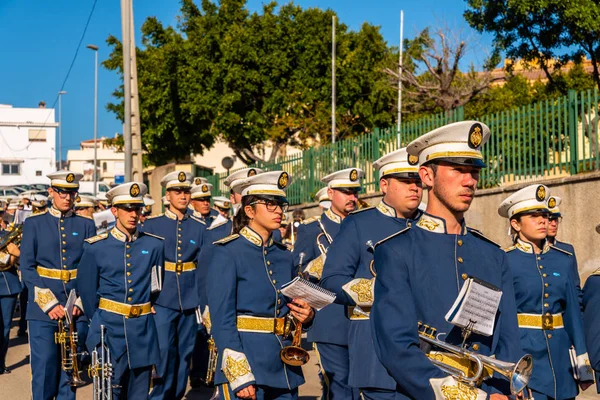 Velez Malaga Spanien März 2018 Teilnehmende Personen Der Prozession Der — Stockfoto