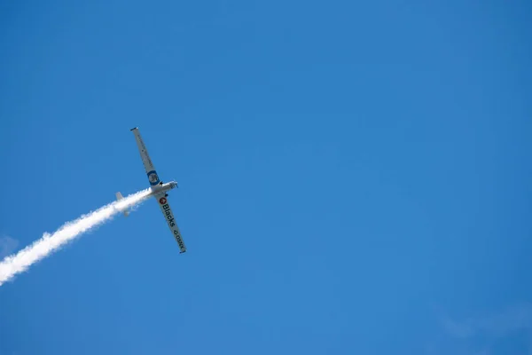 Torre Del Mar Spanien Juli 2018 Flugzeuge Fliegen Über Den — Stockfoto