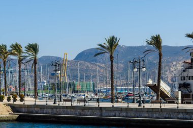 Cartagena, İspanya - 22 Şubat 2019 görüntülemek içinde gezinti 